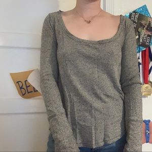 BDG wide neck long sleeve